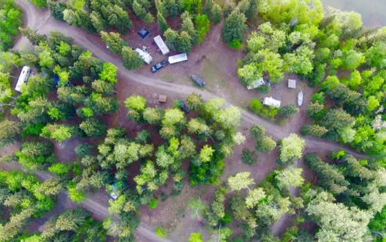 Dore Lake Michel Point Campground Amazing Fishing and Camping